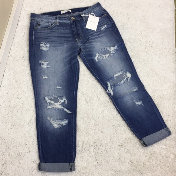 Distressed Boyfriend Jeans - Picture 8 of 8